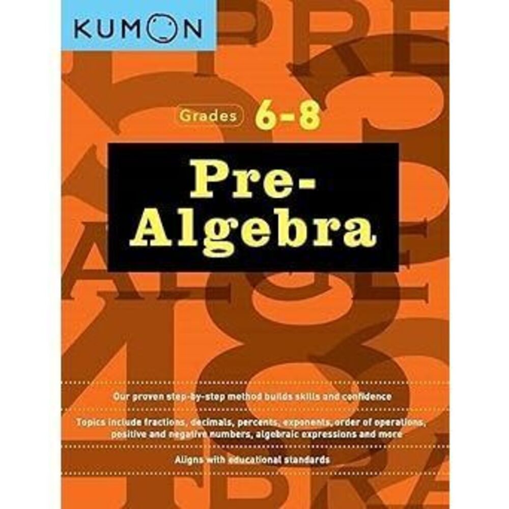 Pre Algebra-Grades 6-8 ( Middle School Math Workbooks)
